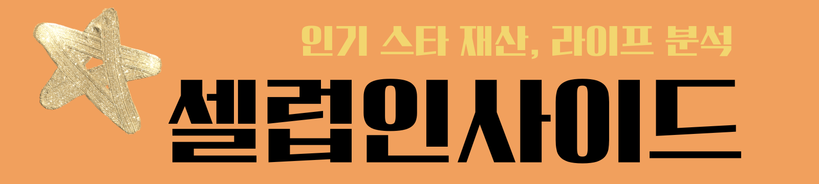 셀럽인사이드 | 인기 스타 재산, 라이프 분석
