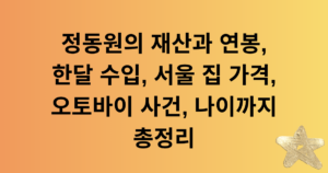 정동원의 재산과 연봉, 한달 수입, 서울 집 가격, 오토바이 사건, 나이까지 총정리